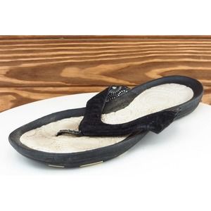 Speedo Sz 8 M Black Flip Flop Synthetic Women‎ Sandals